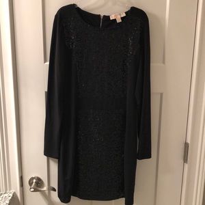 Michael Kors black sequin dress